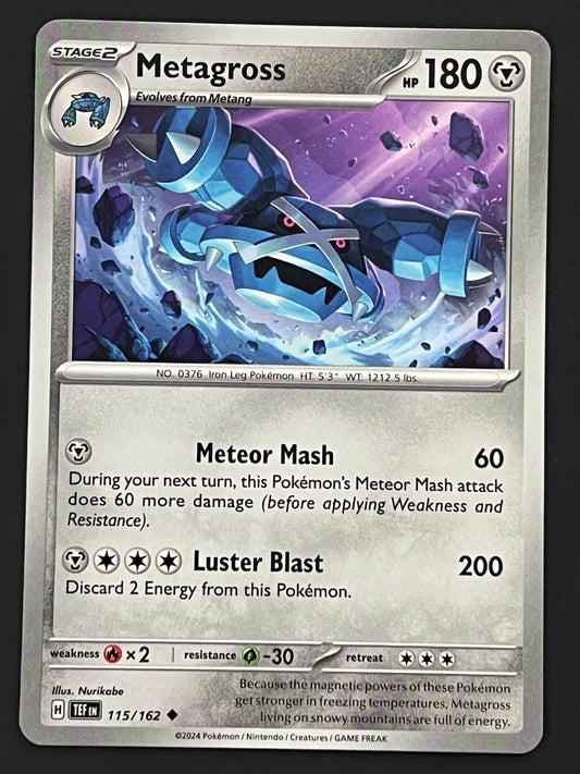 115/162 Metagross - Pokémon Temporal Forces Uncommon