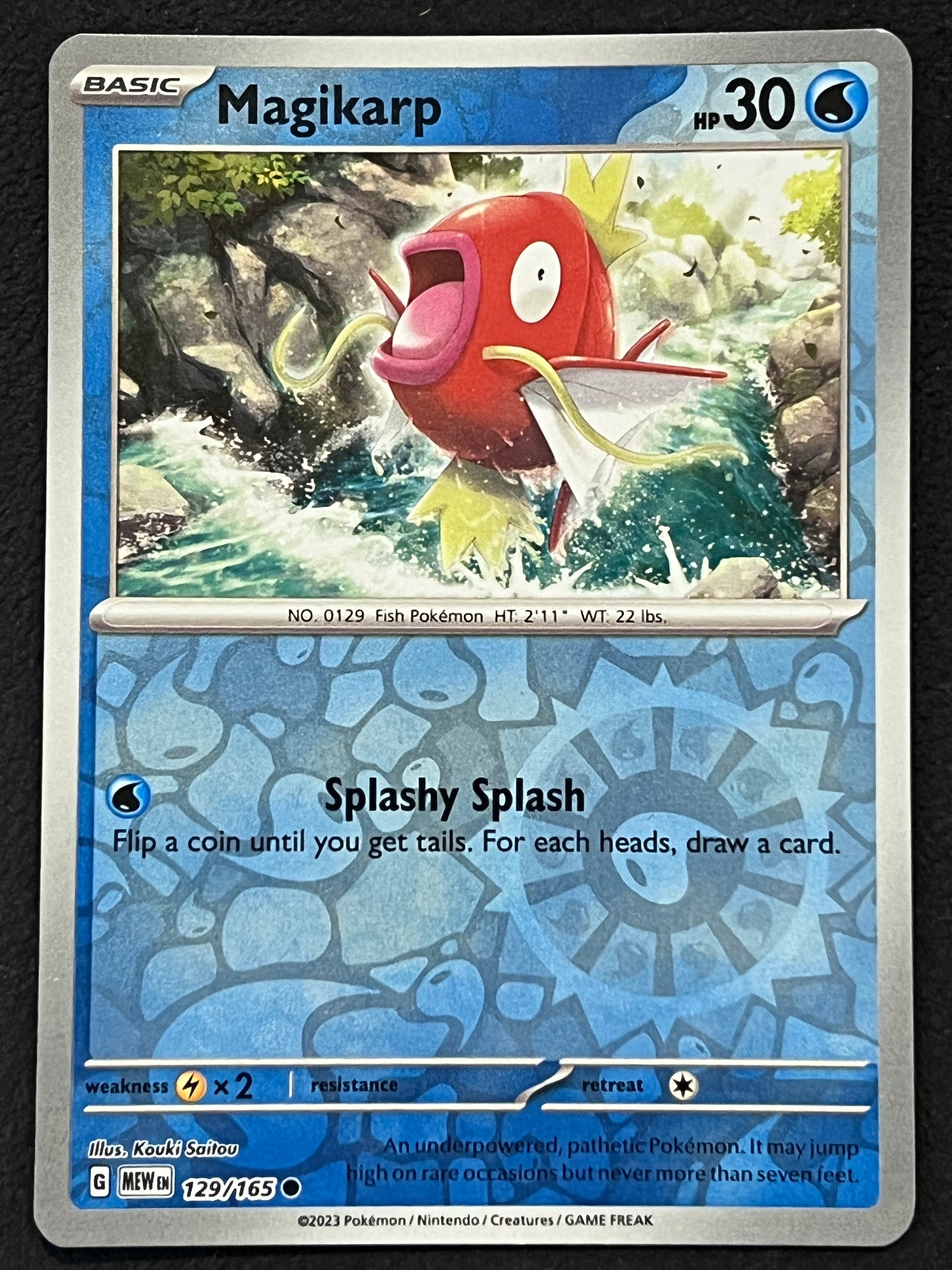 129/165 Magikarp - Pokmon 151 Common Reverse Jarvvos 129/165 Magikarp - Pokmon 151 Common Reverse Jarvvos