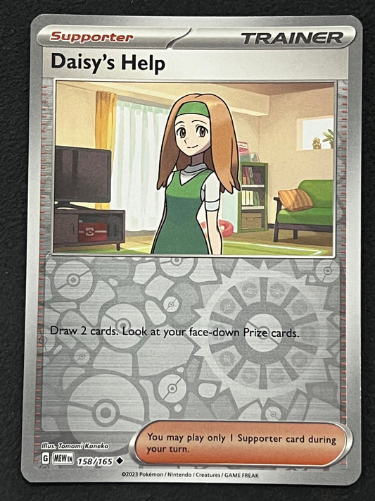 158/165 Daisy’s Help - Pokémon 151 Uncommon Reverse