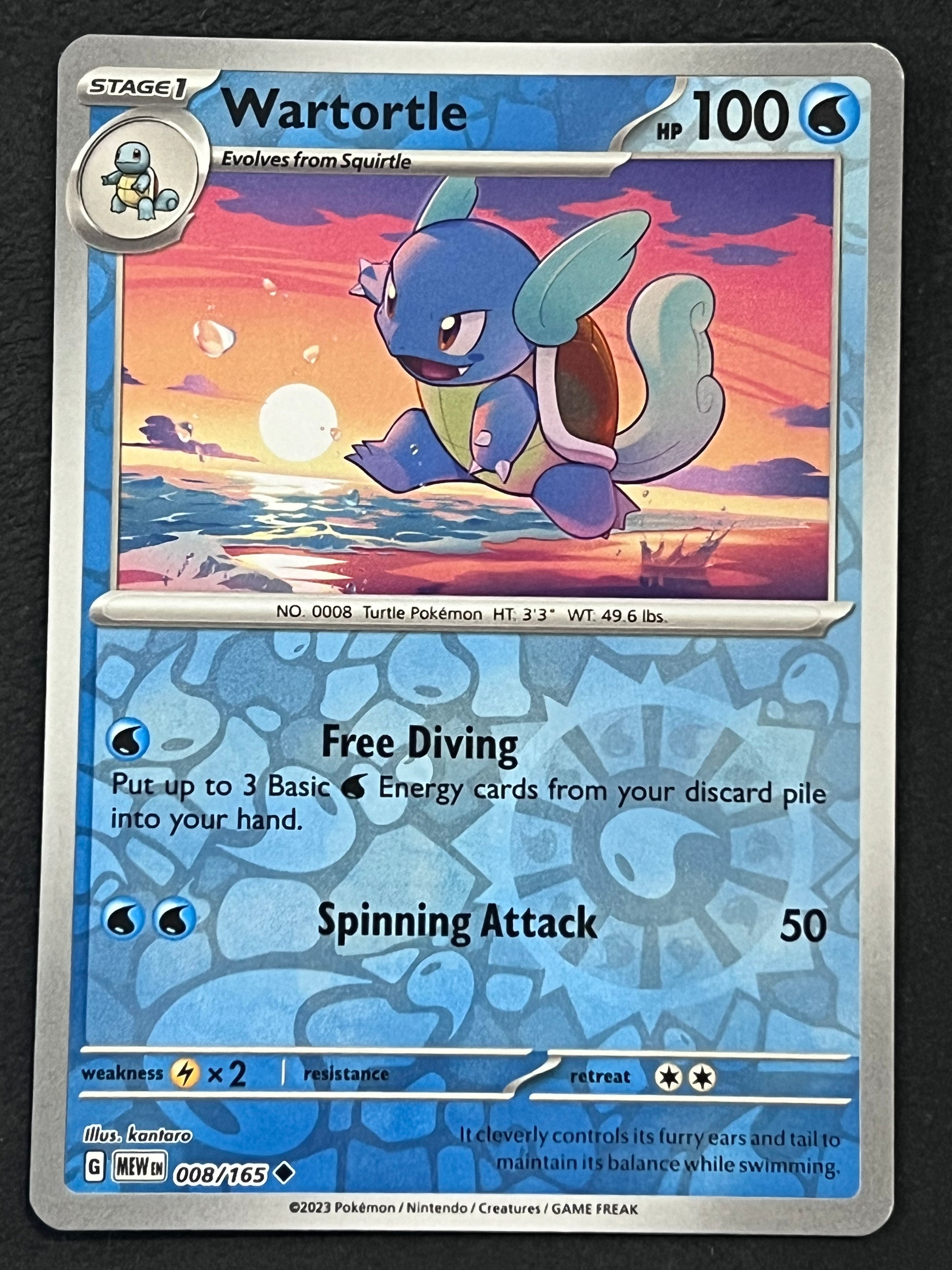 008/165 Wartortle - Pokmon 151 Uncommon Reverse Jarvvos 008/165 Wartortle - Pokmon 151 Uncommon Reverse Jarvvos
