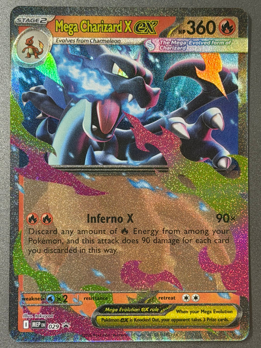 MEP029 Mega Charizard X ex - Pokémon Black Star Promo