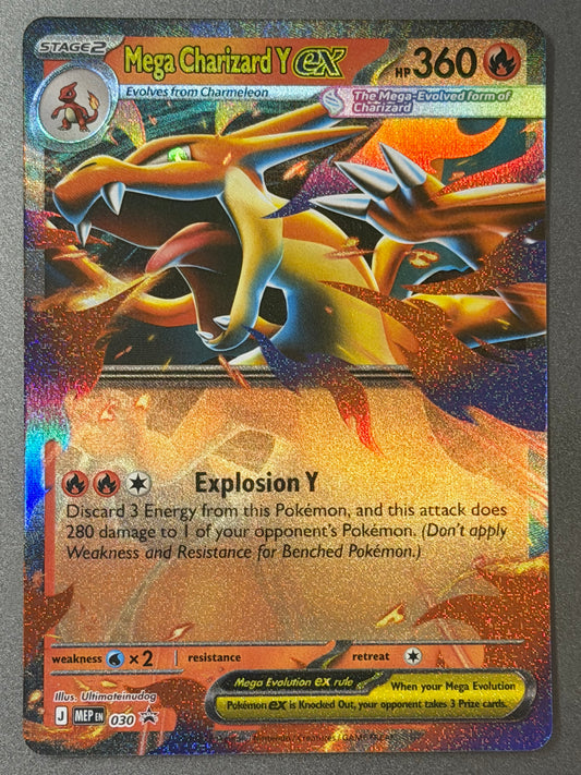 MEP030 Mega Charizard Y ex - Pokémon Black Star Promo