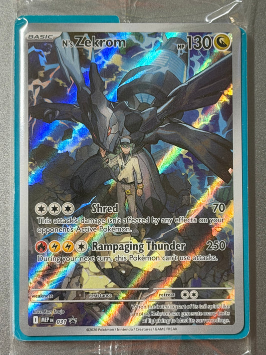 MEP031 N’s Zekrom (SEALED) - Pokémon Black Star Promo