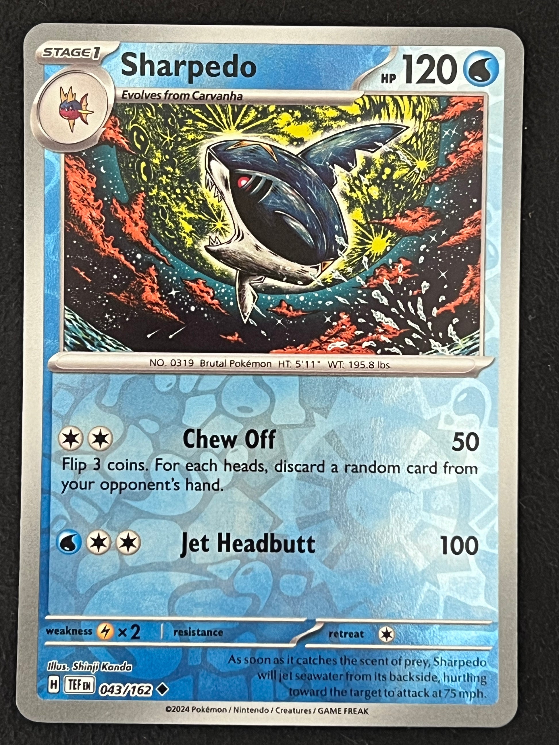 043/162 Sharpedo - Pokmon Temporal Forces Uncommon Reverse Jarvvos 043/162 Sharpedo - Pokmon Temporal Forces Uncommon Reverse Jarvvos