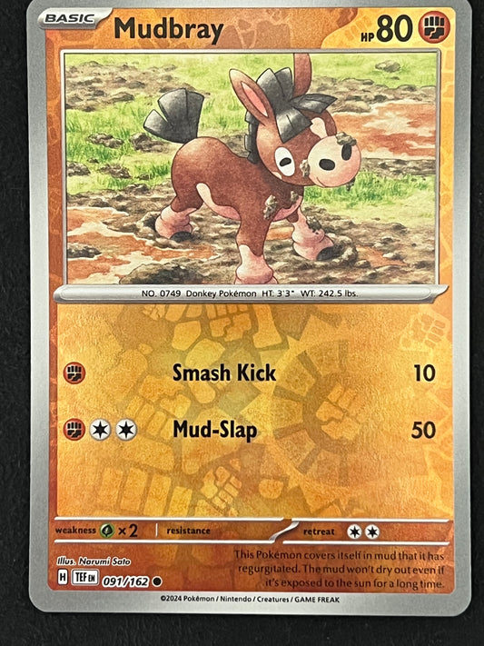 091/162 Mudbray - Pokémon Temporal Forces Common Reverse