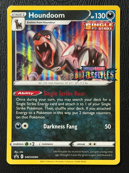 SWSH090 Houndoom - Stamped Black Star Promo