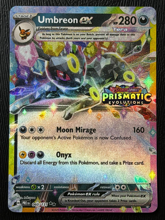 060/131 Umbreon Ex (STAMPED) - Pokémon Prismatic Evolutions Promo
