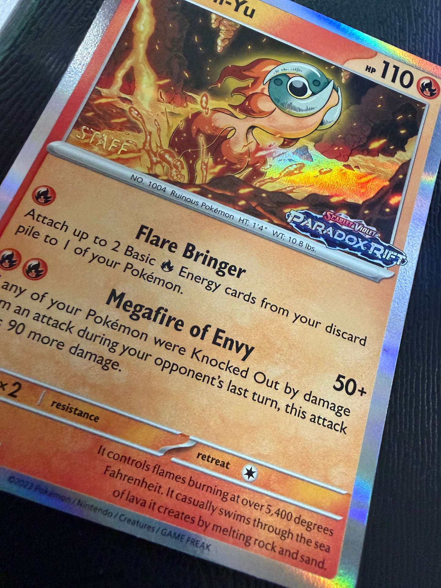 SVP057 Chi-Yu (STAFF) - Stamped Black Star Promo