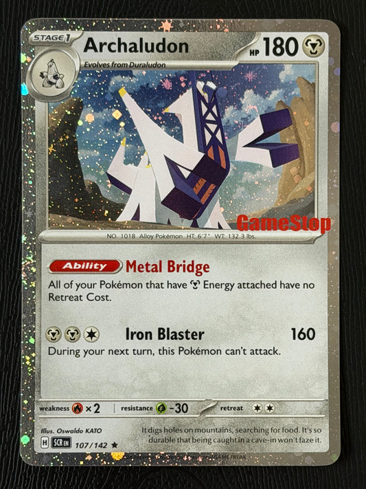 107/142 Archaludon (STAMPED) - Pokémon Stellar Crown GameStop Promo