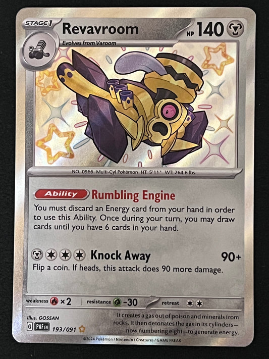 193/091 Revavroom - Pokémon Paldean Fates Shiny Rare