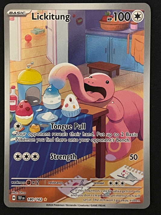 180/162 Lickitung - Pokémon Temporal Forces Illustration Rare