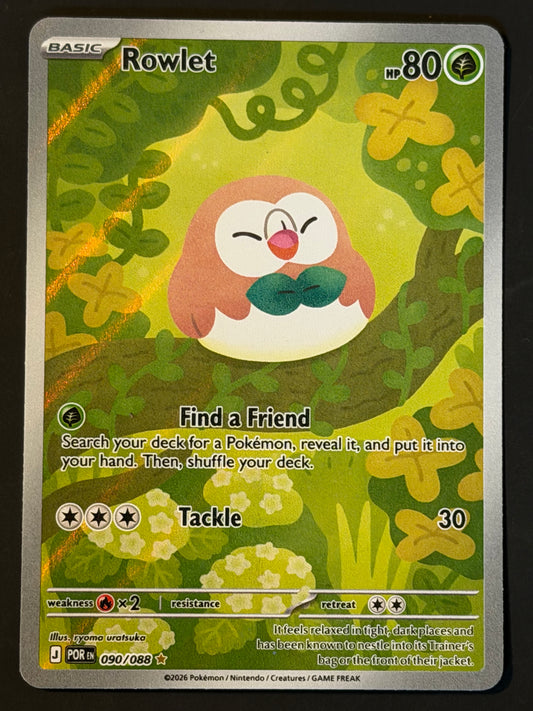 090/088 Rowlet - Pokémon Perfect Order Illustration Rare