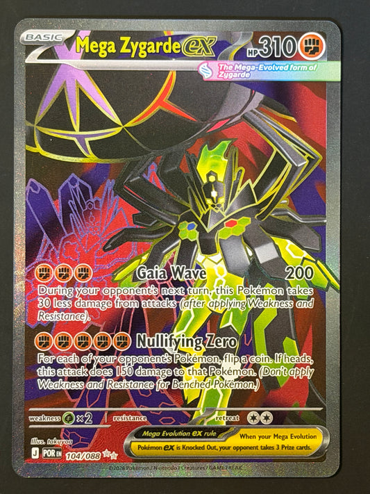 104/088 Mega Zygarde ex - Pokémon Perfect Order Ultra Rare