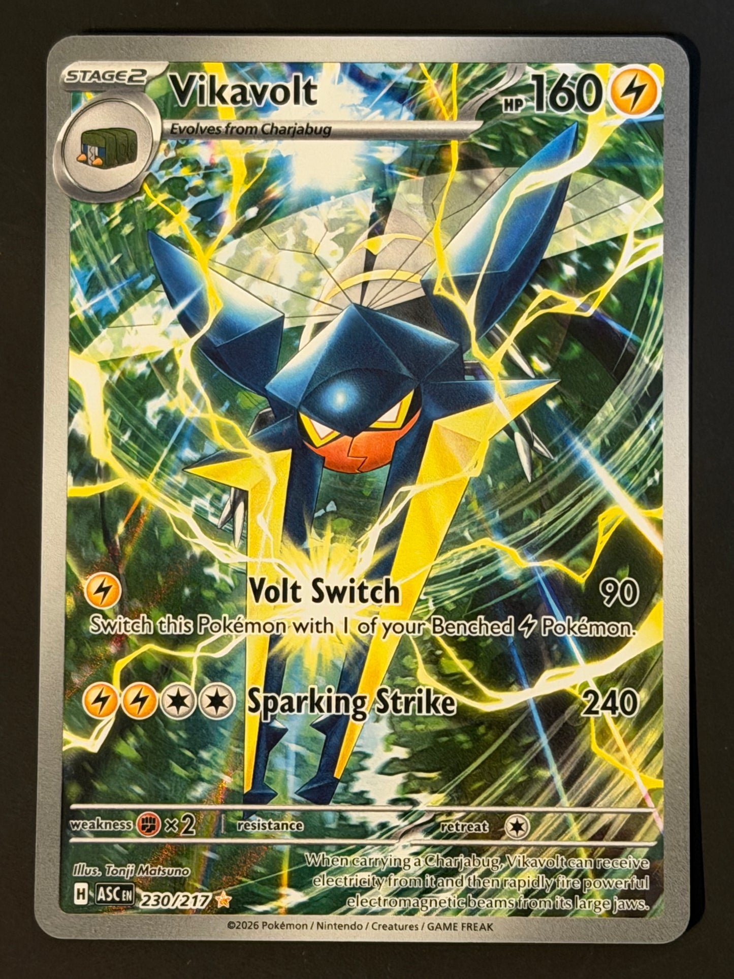 230/217 Vikavolt - Pokémon Ascended Heroes Illustration Rare