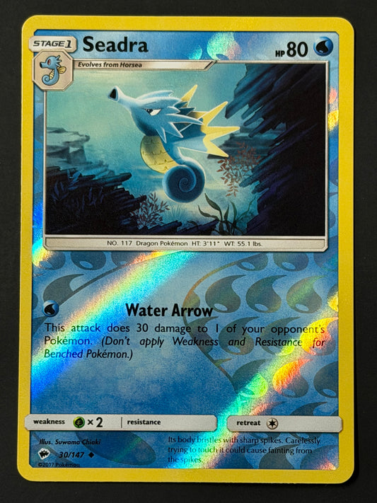 030/147 Seadra - Pokémon Burning Shadows Uncommon Reverse