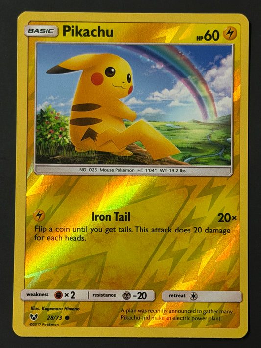 28/73 Pikachu - Pokémon Shining Legends Common Reverse