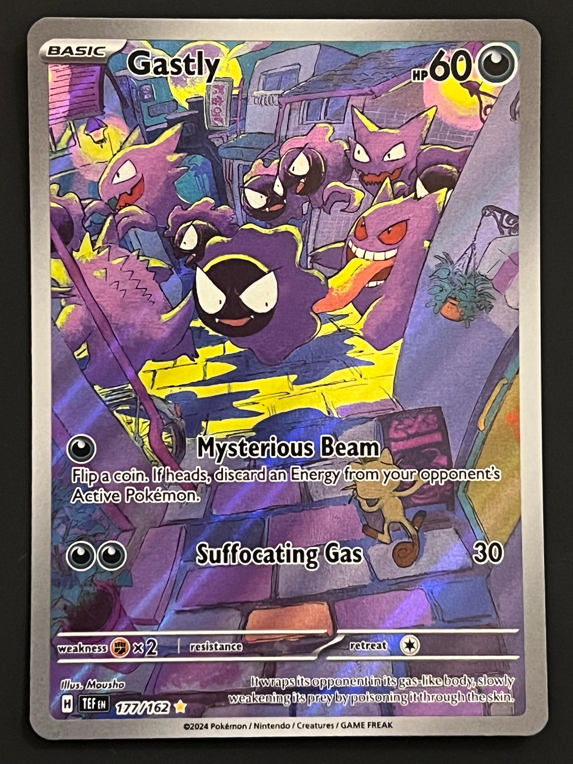 177/162 Gastly - Pokmon Temporal Forces Illustration Rare Jarvvos 177/162 Gastly - Pokmon Temporal Forces Illustration Rare Jarvvos