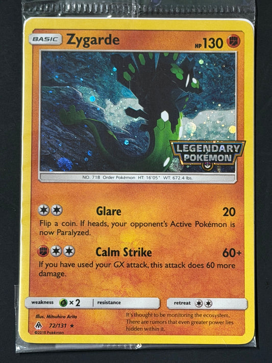 072/131 Zygarde (STAMPED) (SEALED) - Pokémon Forbidden Light Rare Holo