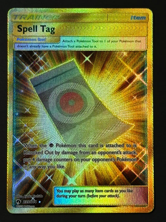 235/214 Spell Tag - Pokémon Lost Thunder Gold Secret Rare