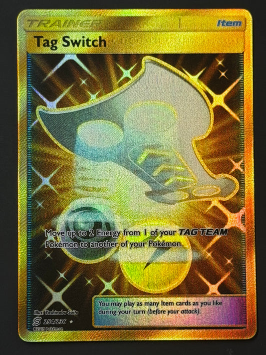 254/236 Tag Switch - Pokémon Unified Minds Gold Secret Rare
