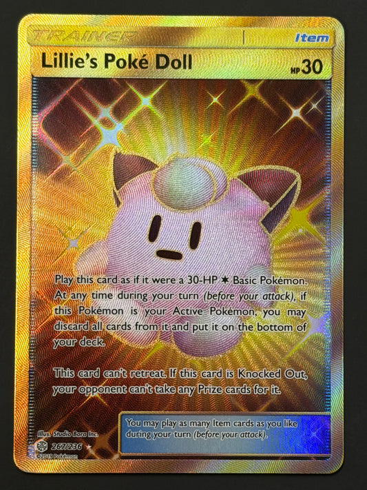 267/236 Lillie’s Poké Doll  - Pokémon Cosmic Eclipse Gold Secret Rare