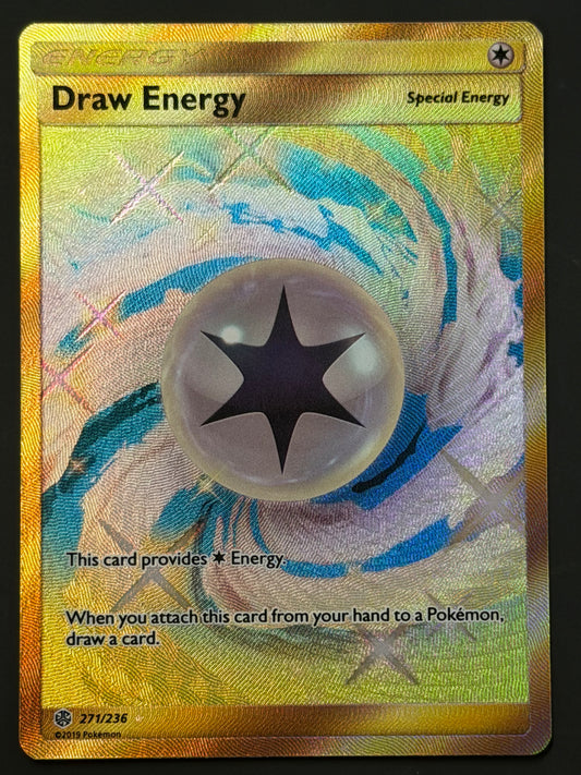 271/236 Draw Energy - Pokémon Cosmic Eclipse Gold Secret Rare