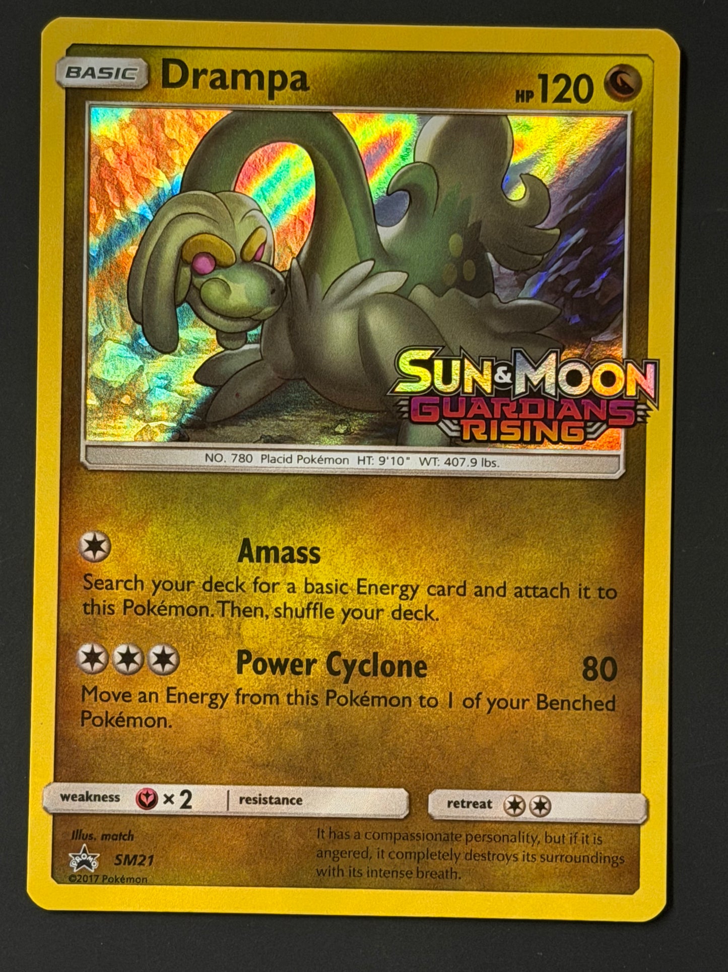 SM021 Drampa (STAMPED) - Pokémon Black Star Promo