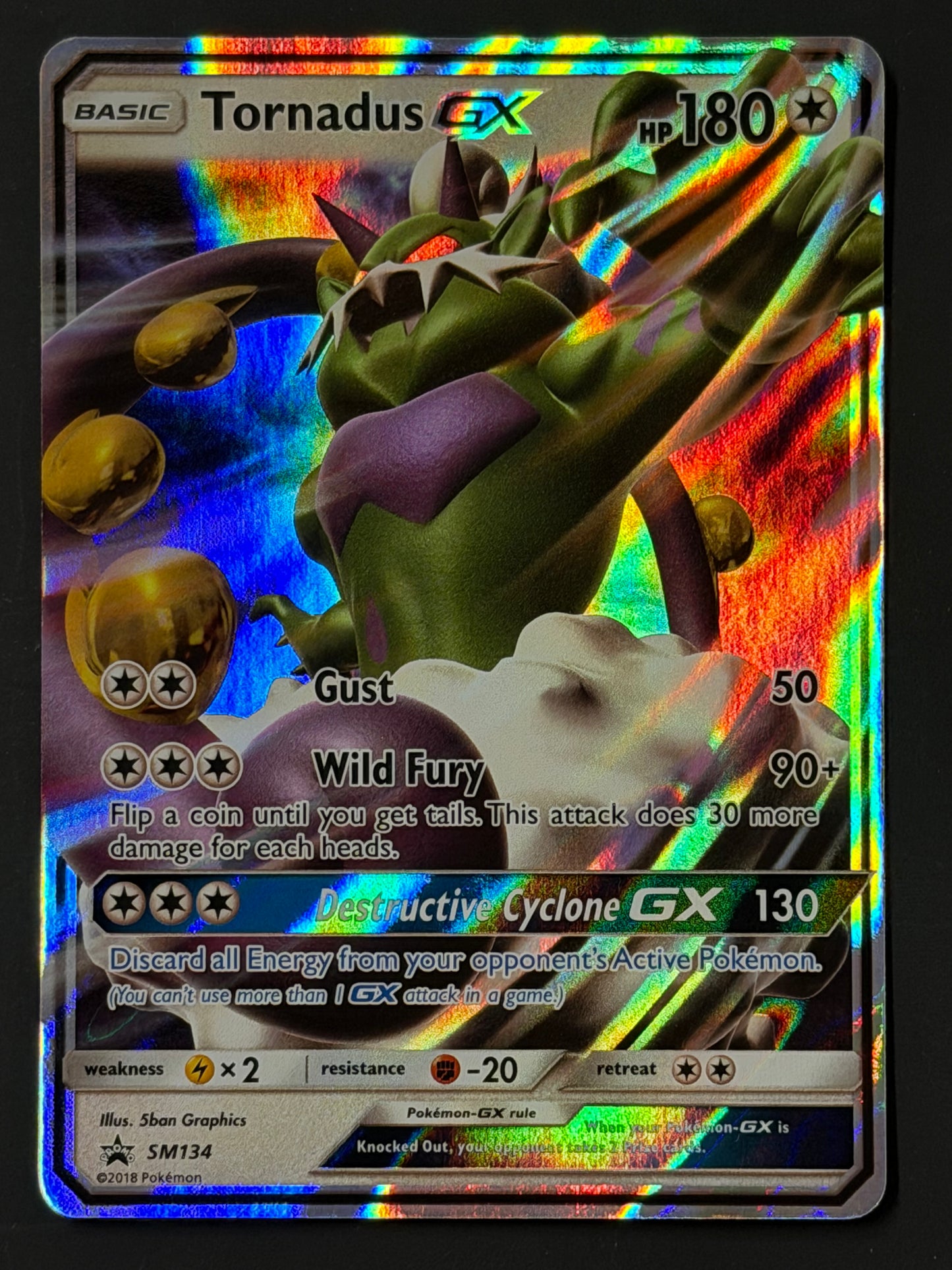 SM134 Tornadus Gx - Pokémon Black Star Promo