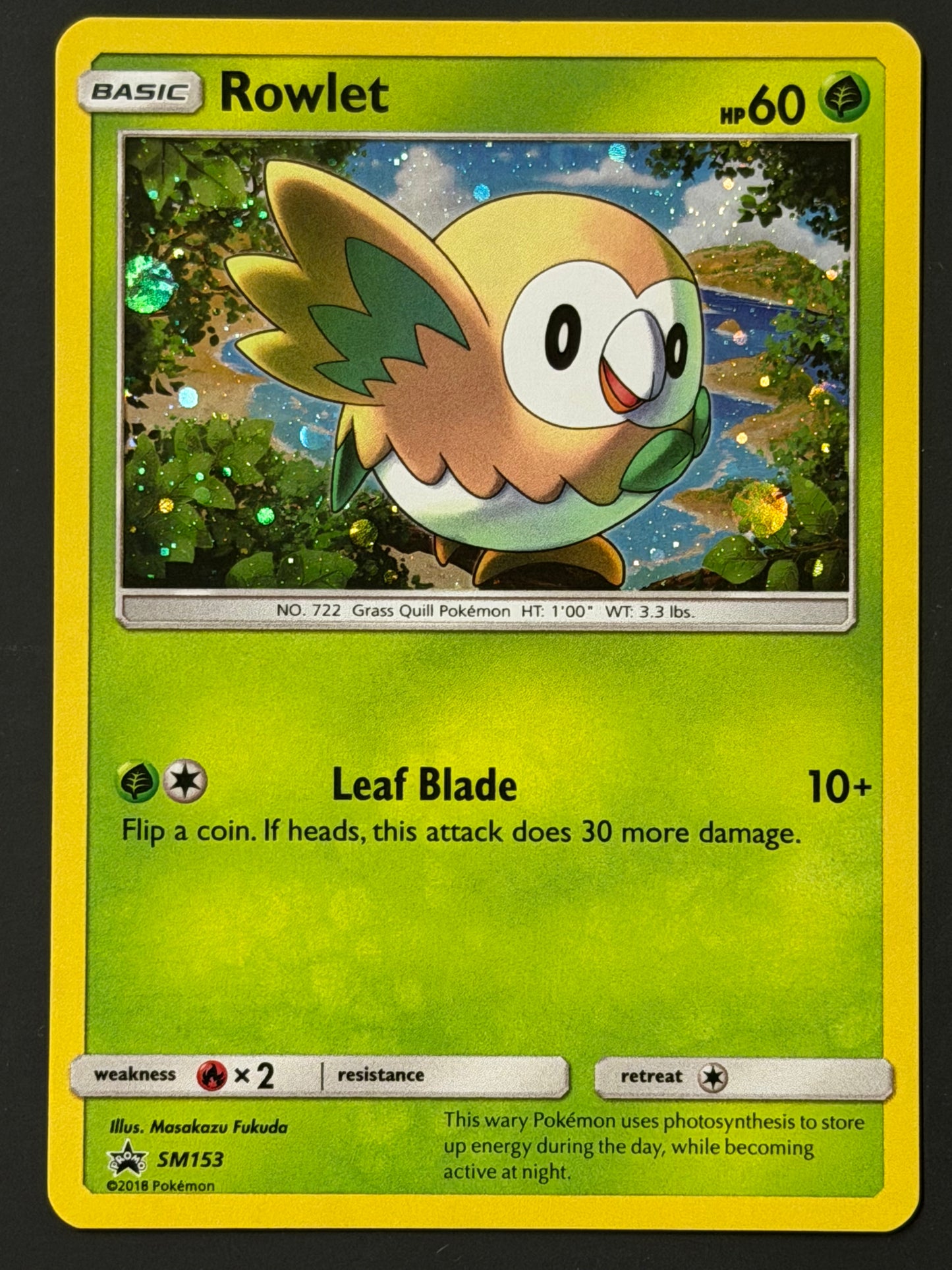 SM153 Rowlet - Pokémon Black Star Promo