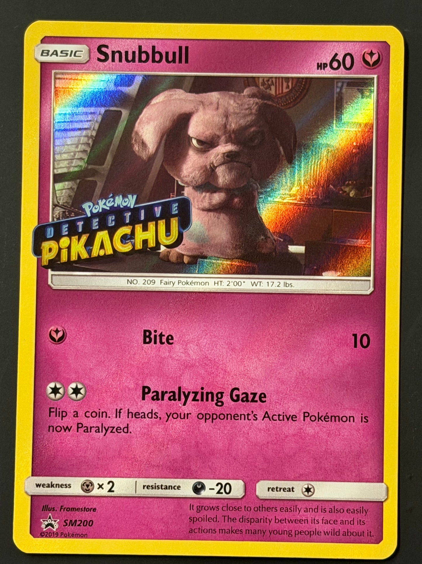 SM200 Snubbull (STAMPED) - Pokémon Black Star Promo