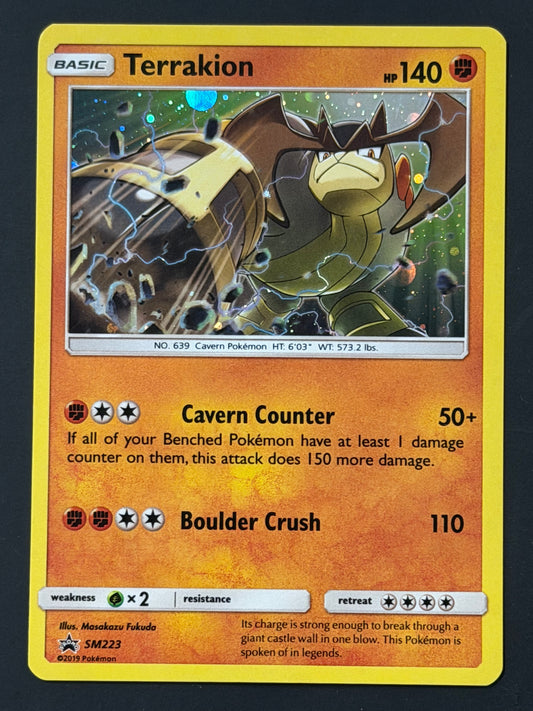 SM223 Terrakion - Pokémon Black Star Promo