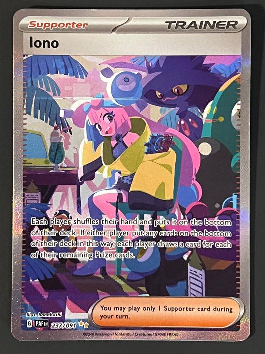 237/091 Iono - Pokémon Paldean Fates Special Illustration Rare