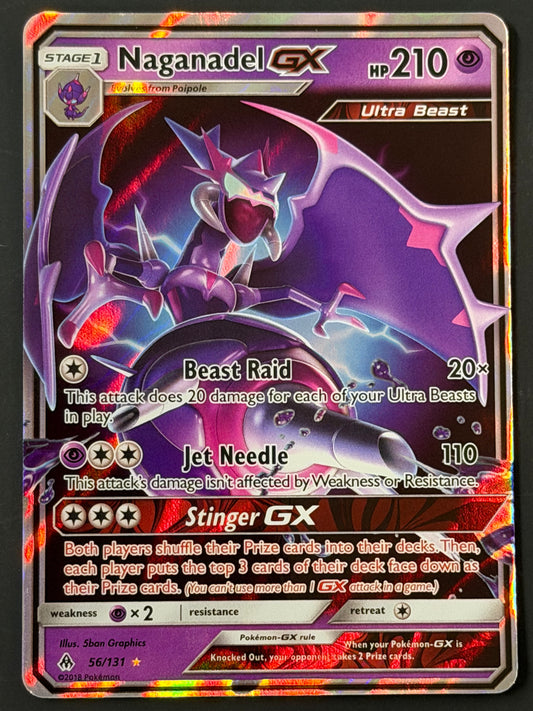 056/131 Naganadel Gx - Pokémon Forbidden Light Ultra Rare