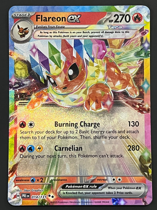 014/131 Flareon Ex - Pokémon Prismatic Evolutions Double Rare