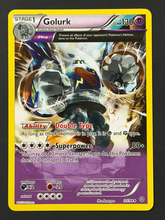 35/98 Golurk - Pokémon Ancient Origins Rare