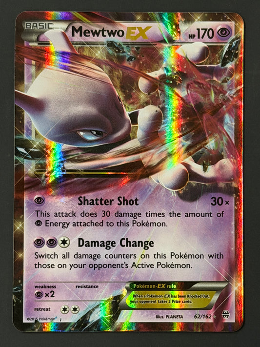 062/162 Mewtwo Ex - Pokémon BREAKthrough Ultra Rare