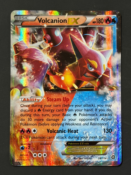 026/114 Volcanion Ex - Pokémon Steam Siege Ultra Rare