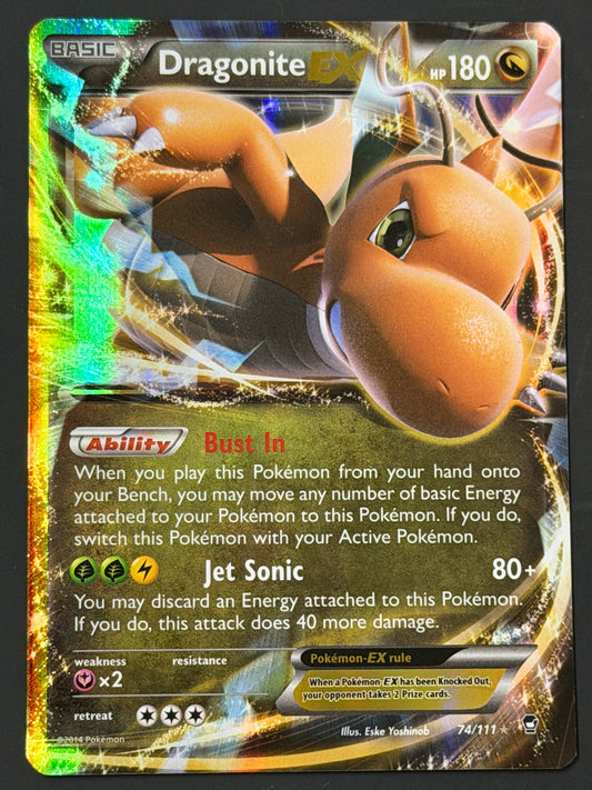 074/111 Dragonite Ex - Pokémon Furious Fists Ultra Rare