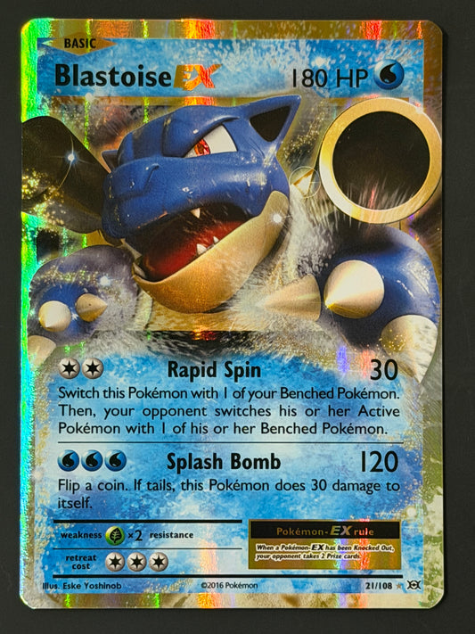 021/108 Blastoise Ex - Pokémon Evolutions Ultra Rare