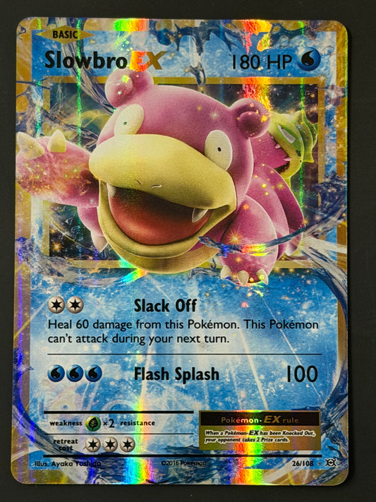 026/108 Slowbro Ex - Pokémon Evolutions Ultra Rare