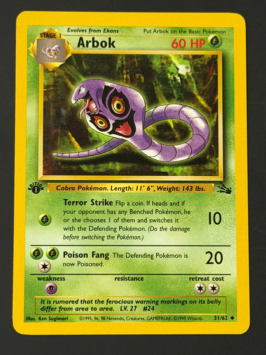 pokemon fossil card values Graveler 037 - Unlimited Stage 1 Ekans #46 Pokemon Fossil NM