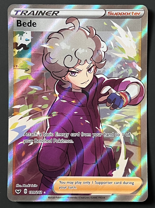 199/202 Bede - Sword/Shield Base Full Art