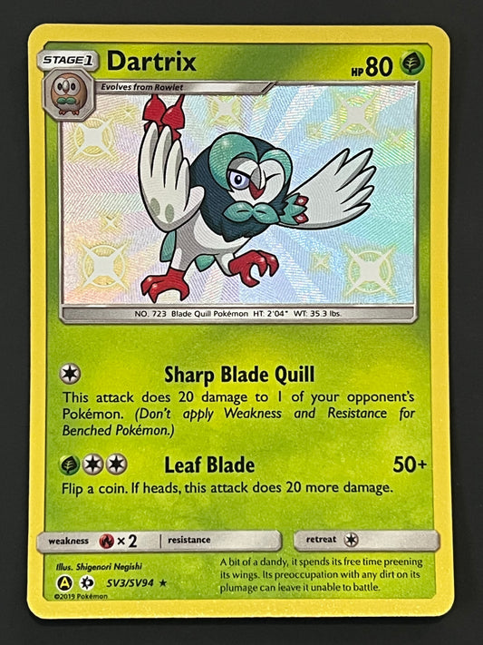 SV03/SV94 Dartrix - Pokémon Hidden Fates Shiny Rare