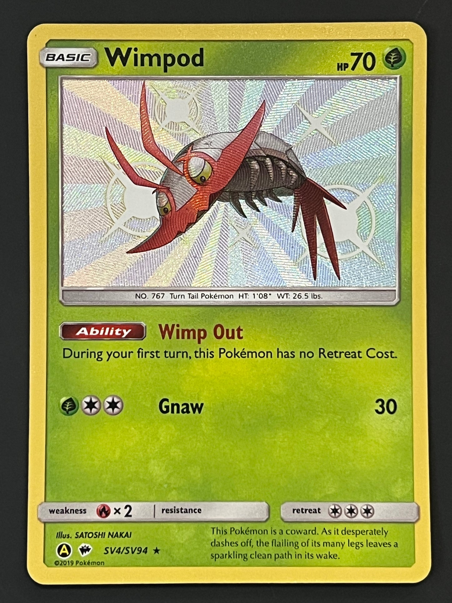 SV04/SV94 Wimpod - Pokémon Hidden Fates Shiny Rare
