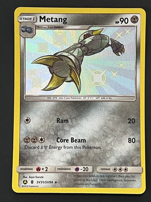 SV31/SV94 Metang - Pokémon Hidden Fates Shiny Rare