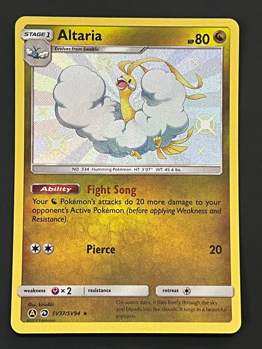 SV37/SV94 Altaria - Pokémon Hidden Fates Shiny Rare