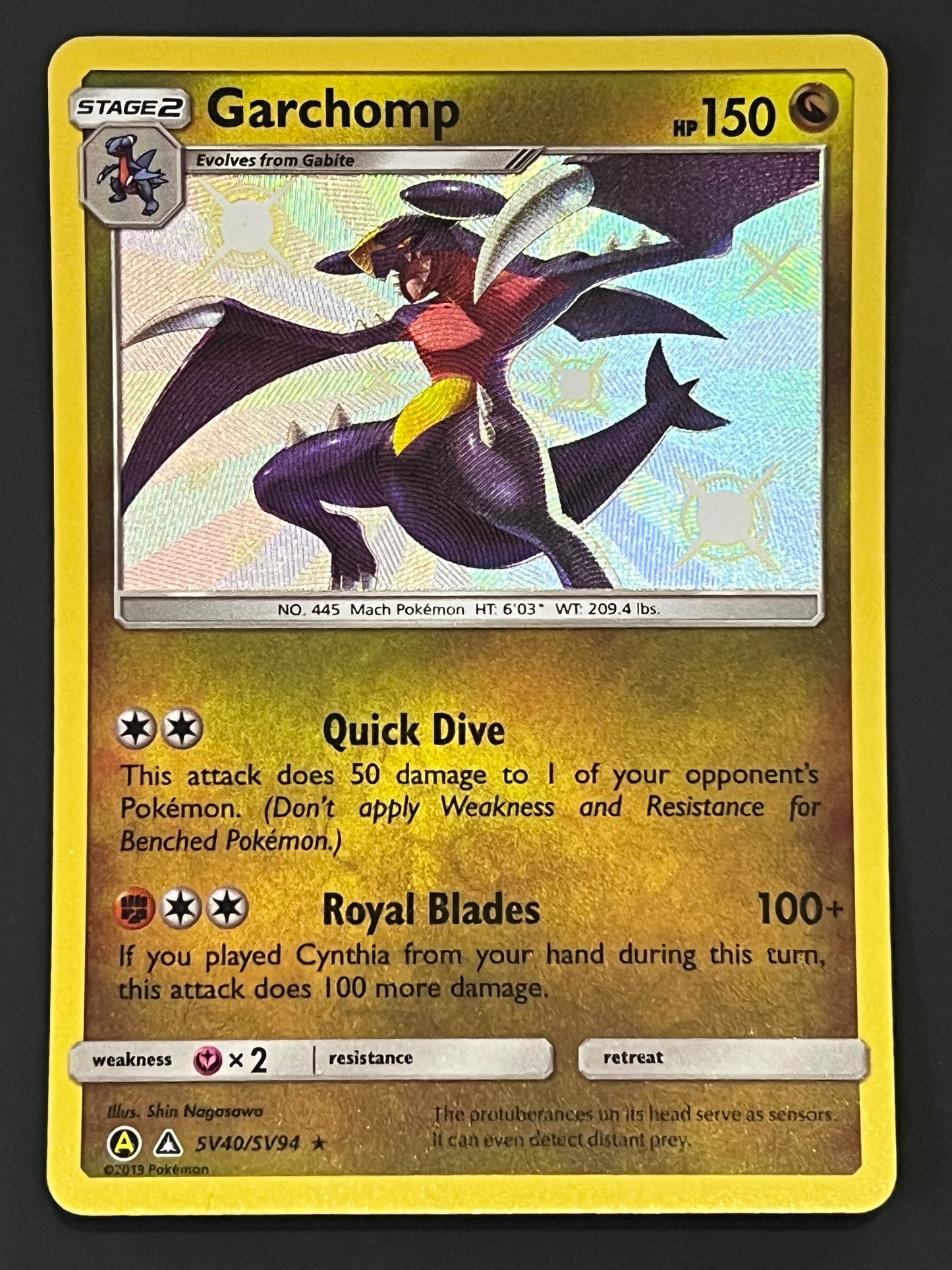 SV40/SV94 Garchomp - Pokémon Hidden Fates Shiny Rare