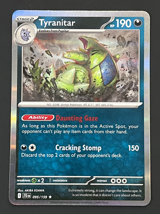 095/159 Tyranitar - Pokémon Journey Together Rare Holo