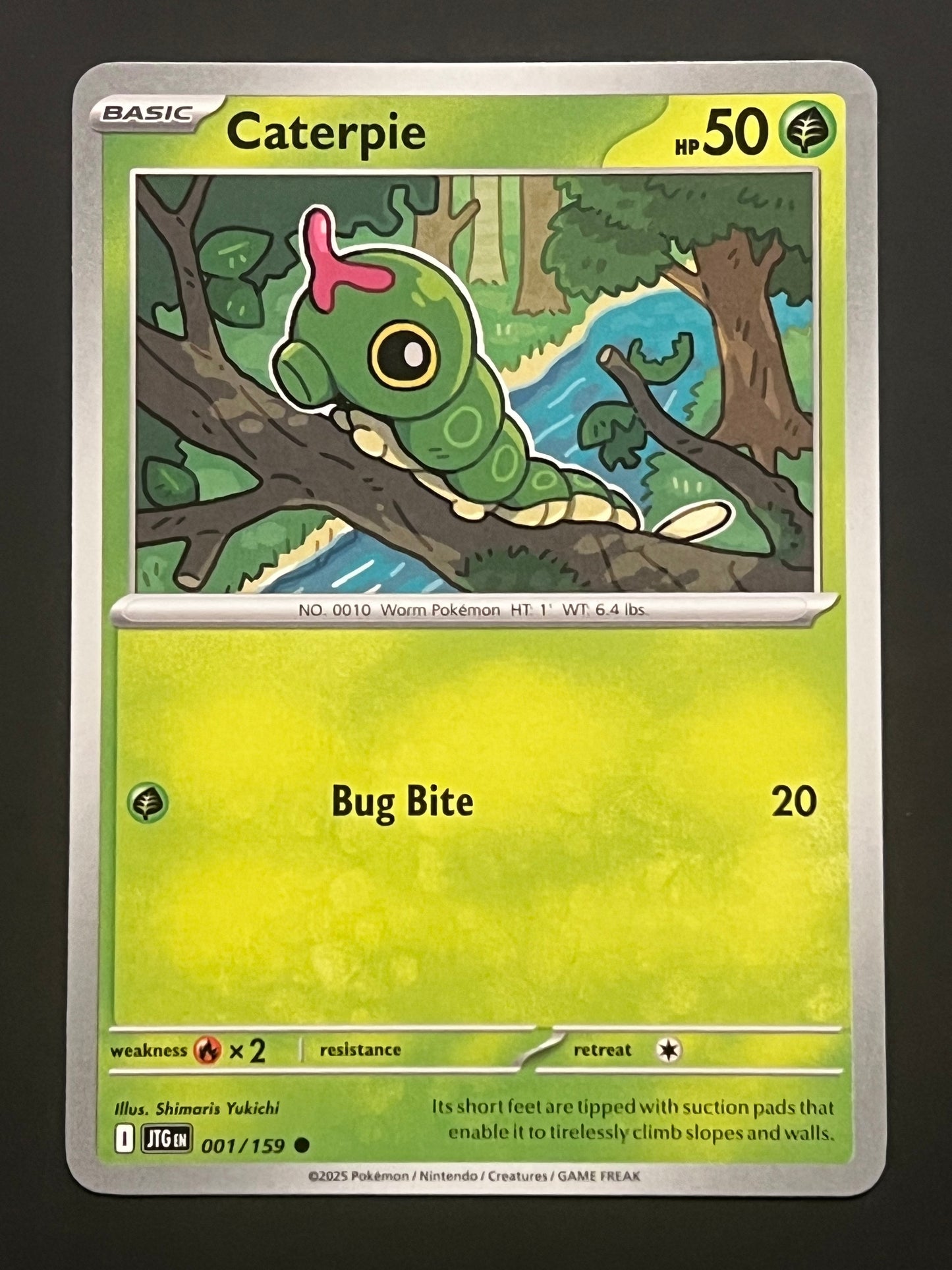 001/159 Caterpie - Pokémon Journey Together Common