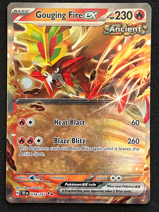 038/162 Gouging Fire Ex - Pokémon Temporal Forces Double Rare